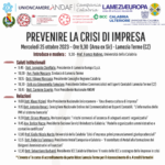 CONVEGNO “PREVENIRE LA CRISI D’IMPRESA”
